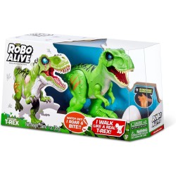 Zuru - Robo Alive T-Rex Camminante Suoni Surprise con Slime, colori assortiti