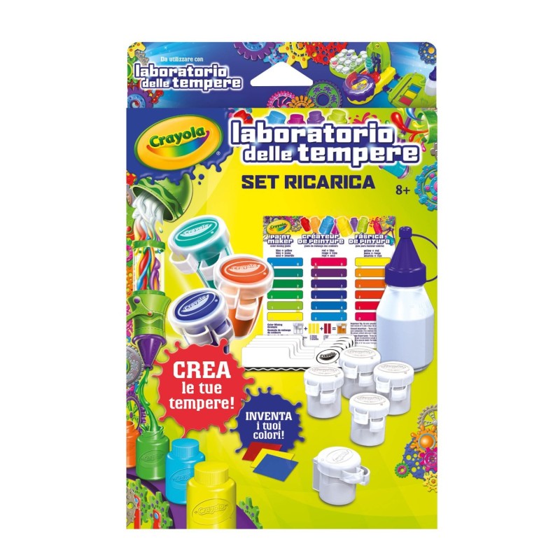 Crayola Set Ricarica Laboratoio Delle Tempere