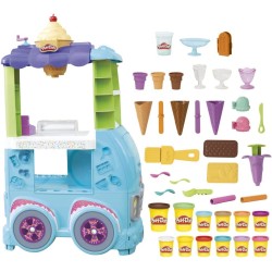 Play Doh -  Kitchen Creations, Il Super Camioncino, playset con Cucina di Grandi Dimensioni con Suoni realistici, 27 Accessori, 