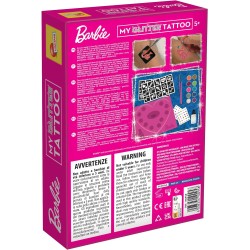 Lisciani Giochi- Barbie My Glitter Tattoo, 100958