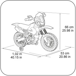 FEBER- Motorbike Cross 400F  6V, 800011250