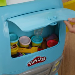 Play Doh -  Kitchen Creations, Il Super Camioncino, playset con Cucina di Grandi Dimensioni con Suoni realistici, 27 Accessori, 