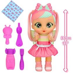 IMC Toys - Cry Babies Bella Morning Routine, Bambola, Fa 3 Routine Interattive, Applaude e Balla e i suoi Occhi si Illuminano, I