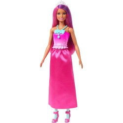 Barbie Dreamtopia - Barbie Dress up set, Include tanti abiti e accessori, Tra cui una coda da sirena, Due gonne, Cerchietti a te