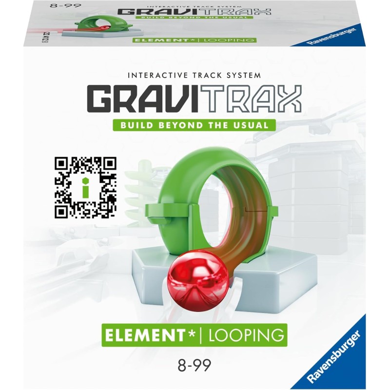 Ravensburger - GraviTrax Looping, Accessorio, Pista di Biglie, Gioco Interattivo ed Educativo STEM, Compatibile con GraviTrax St