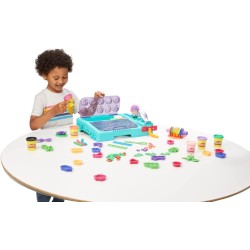 Hasbro - Play-Doh, La Valigietta per Creare, con più di 30 Strumenti e 10 vasetti di Pasta da Modellare atossica, F36385L00