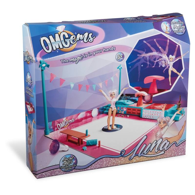 GRANDI GIOCHI - OMGEMS ARENA DELLE GINNASTE PLAYSET MGE02000