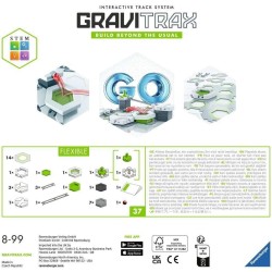 Ravensburger - GraviTrax GO Flexible Build, Starter Kit, Pista di Biglie, Gioco Interattivo ed Educativo STEM, Compatibile con t