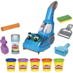 Play-Doh - L  Aspiratutto di Play-Doh, con 5 vasetti di Pasta da Modellare atossica - F36425L00