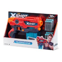 Zuru - X-Shot Excel Hurricane 6 con 16 dardi - POS220130