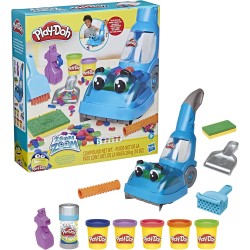 Play-Doh - L  Aspiratutto di Play-Doh, con 5 vasetti di Pasta da Modellare atossica - F36425L00