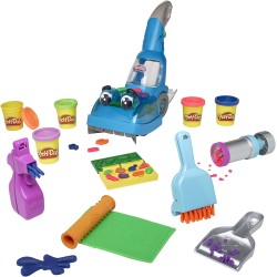 Play-Doh - L  Aspiratutto di Play-Doh, con 5 vasetti di Pasta da Modellare atossica - F36425L00