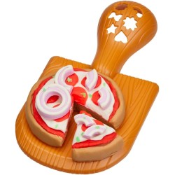 Play-Doh Kitchen Creations - La Pizzeria, playset con 6 vasetti di Pasta modellabile e 8 Accessori