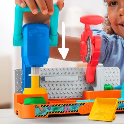 Hasbro - Play-Doh, Banco degli Attrezzi con formine e segheria, Playset