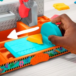 Hasbro - Play-Doh, Banco degli Attrezzi con formine e segheria, Playset