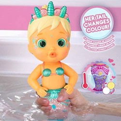 Bloopies Mermaids Sirenetta Sweety, Bambola amici del Bagnetto, Coda da Sirena Cambia di Colore, Giocattolo da Bagno per Bambina