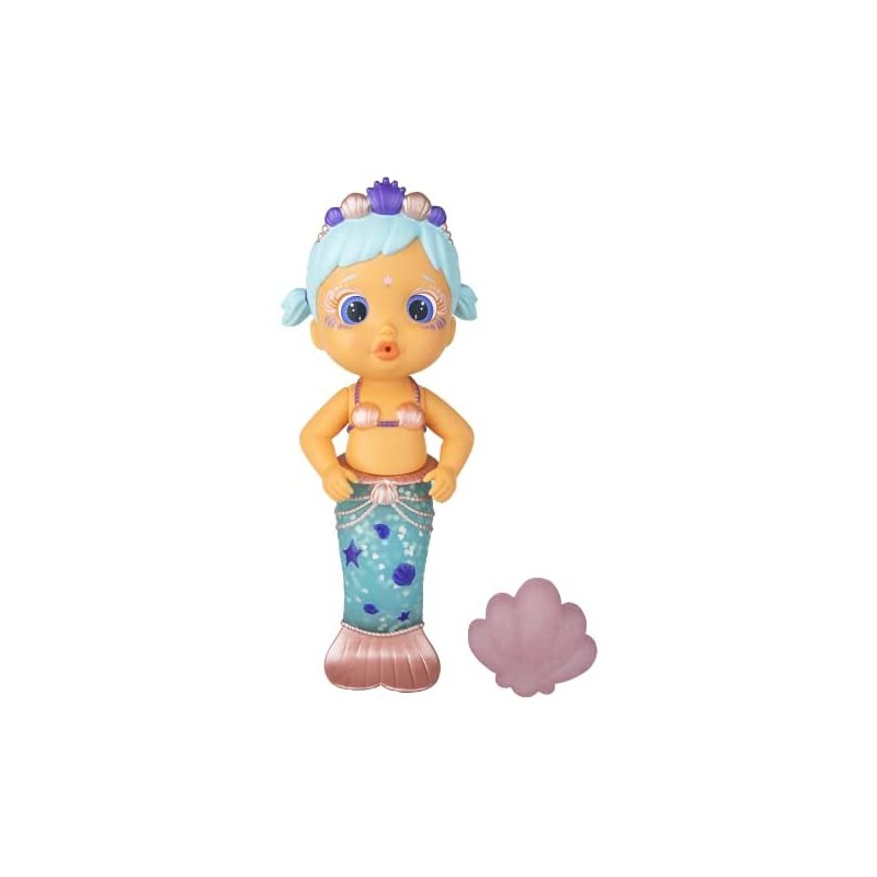 Bloopies Mermaids Sirenetta Lovely, Bambola amici del Bagnetto, Coda da Sirena Cambia di Colore, Giocattolo da Bagno per Bambini