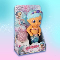 Bloopies Mermaids Sirenetta Lovely, Bambola amici del Bagnetto, Coda da Sirena Cambia di Colore, Giocattolo da Bagno per Bambini