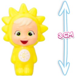 IMC Toys - CRY BABIES Little Changers Sunny | Capsula collezionabile a forma di fiore che include una mini Doll, una Pipetta e u