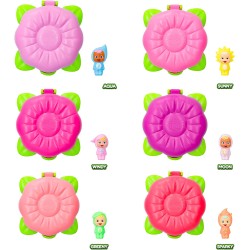 IMC Toys - CRY BABIES Little Changers Sunny | Capsula collezionabile a forma di fiore che include una mini Doll, una Pipetta e u