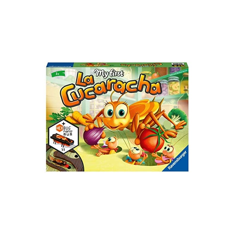 Ravensburger 20582 My First La Cucaracha Versione Italiana, Children Game, 2-4 Giocatori, Et&agrave; Consigliata 3+