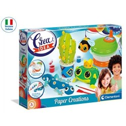 Clementoni- Crea Idea-La casa di cartapesta-Gioco Creativo (Versione in Italiano) -Made in Italy, 7 Anni+, 18575