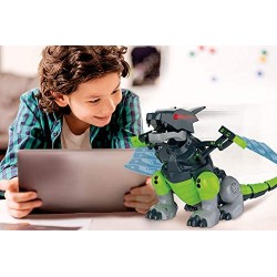 Clementoni- Science & gioco-Mecha Dragon Robot educativo ed interattivo (Versione in Italiano), 8 Anni+, 19170