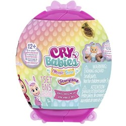 CRY BABIES MAGIC TEARS - Dress Me Up Casetta, Bambolina Sorpresa che Piange Lacrim Vere con Vestiti Intercambiabili, Regalo Otti