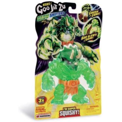 Grandi Giochi - Goo Jit Zu Glow Shifters, Pack singolo 6 personaggi assortiti glow in the dark con sfera da schiacciare per atti