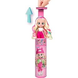 IMC Toys - BFF BY CRY BABIES S2 Hannah | Bambola alla moda da Collezione con Capelli lunghi, Vestitini in tessuto e 9 Accessori 