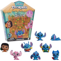 Giochi Preziosi - Doorables Stitch Collector, Set di Personaggi da Collezione con Lilo, Stitch e Angel, Pack A Forma Di Casa Con