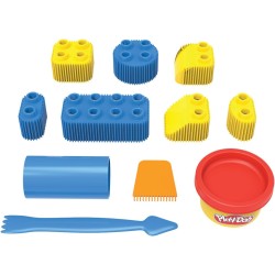 Grandi Giochi - Play Doh Blocks, Set Base 11 Pezzi con Costruzioni e Pasta da Modellare, Pld05000