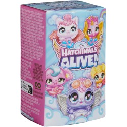 Spin Master - HATCHIMALS Alive, Confezione Singola con Mini Personaggi in Uova Che Si Schiudono con l Acqua, modelli assortiti -