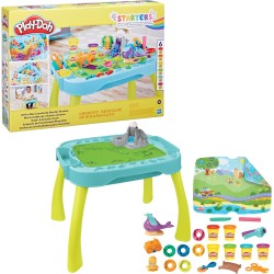 Play-Doh - Il Mio Primo Tavolo Creativo reverso, Giocattoli per Bambini con plastilina - F69275L0