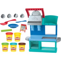 Hasbro - Play-Doh Kitchen Creations, playset Ristorante degli Chef in Carriera, Set da Cucina a 2 Lati - F81075L0