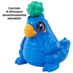 Giocheria - Mattel Cave Club Bambola Preistorica Slate da 25.4 cm, Capelli Blu, con Dinosauro e Accessori, età 4+, GNL87