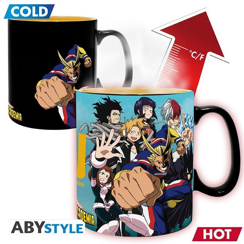 ABYstyle - MY HERO ACADEMIA - Tazza cambia colore con calore 460 ml Gruppo