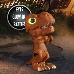 WOW! STUFF Jurassic World Trigger Chomper - T-Rex | Giocattolo di dinosauro ruggente e luminoso | Prodotto ufficiale Dominion