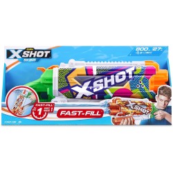 ZURO X-Shot Pistola ad acqua Water Skins Pump Action a riempimento rapido