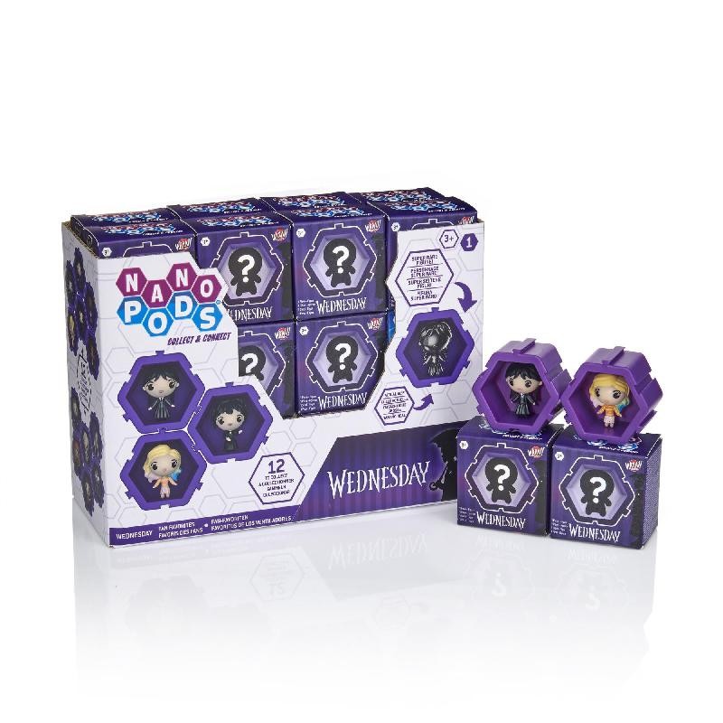 Giochi Preziosi - Mercoledi Addams Nano Pods Collezionabili Assortito, WEN05000