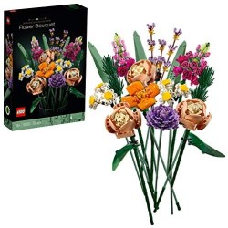 LEGO Creator Expert Bouquet di Fiori, Set Collezione Botanica e Idea Regalo per Adulti, Modello da Esposizione, 10280