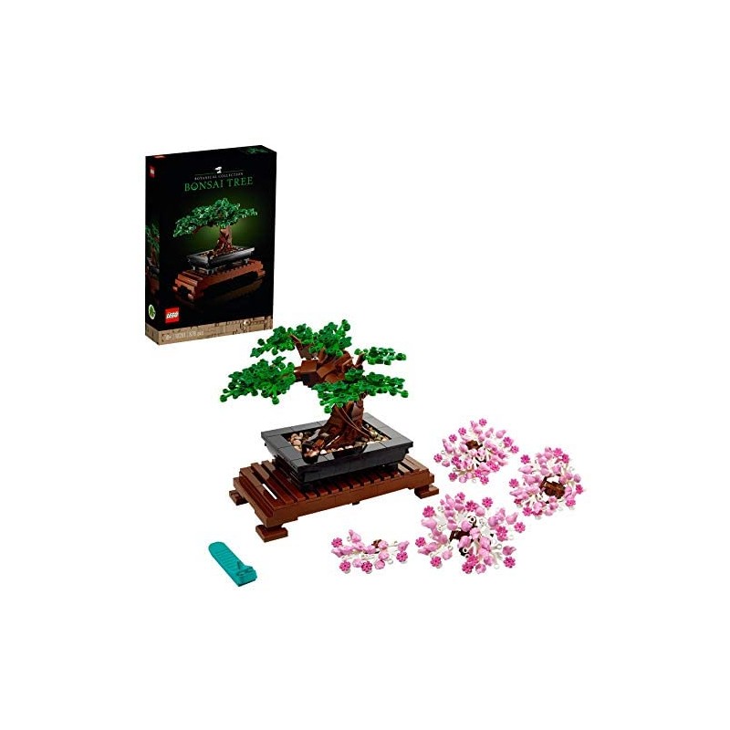 LEGO Creator Expert Albero Bonsai, Set per Adulti, Home Decor DIY, Collezione Botanica, Modello da Esposizione, 10281