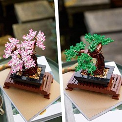 LEGO Creator Expert Albero Bonsai, Set per Adulti, Home Decor DIY, Collezione Botanica, Modello da Esposizione, 10281