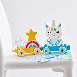 LEGO Duplo Trenino Unicorno, Costruzioni per Bambini 1,5 Anni con 2 Stelle, Arcobaleno e 2 Vagoncini, 10953