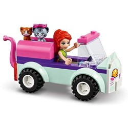 LEGO Friends Macchina da Toletta per Gatti, Set da Gioco con Gattini, Giocattoli per Bambini 4+ Anni, 41439