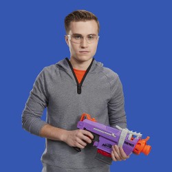 Nerf Fortnite - SMG-E (Blaster motorizzato con clip di 6 dardi, include 6 dardi ufficiali Nerf Elite)