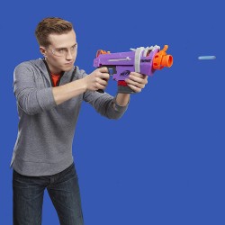 Nerf Fortnite - SMG-E (Blaster motorizzato con clip di 6 dardi, include 6 dardi ufficiali Nerf Elite)