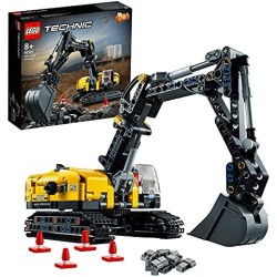 LEGO Technic Escavatore Pesante, Trattore, Modellino 2 in 1, Kit di Costruzione Veicolo Scavatore per Bambini dagli 8 Anni in Su