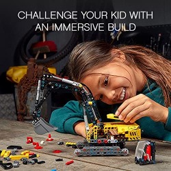 LEGO Technic Escavatore Pesante, Trattore, Modellino 2 in 1, Kit di Costruzione Veicolo Scavatore per Bambini dagli 8 Anni in Su