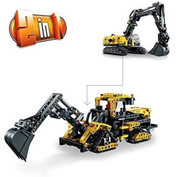 LEGO Technic Escavatore Pesante, Trattore, Modellino 2 in 1, Kit di Costruzione Veicolo Scavatore per Bambini dagli 8 Anni in Su